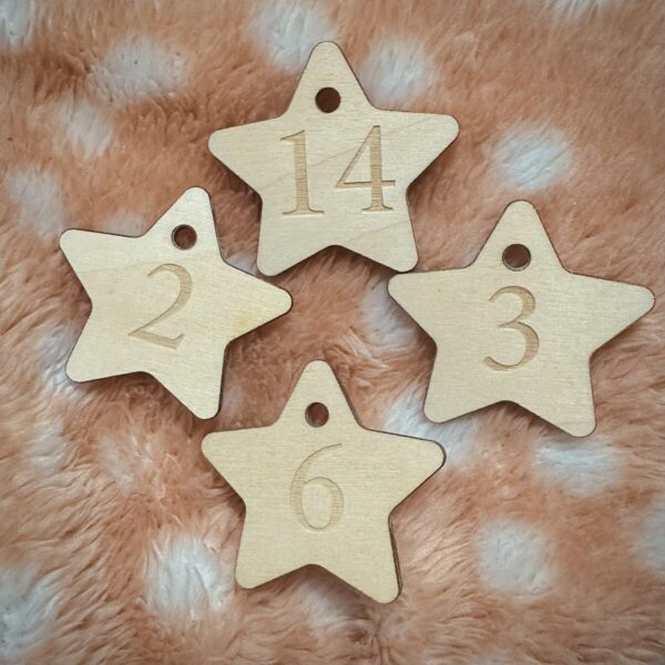Personalised Wooden Christmas Countdown Calendar | Advent Calendar | Eco Friendly Christmas Decoration | Family Holiday Countdown Gift - Image 3