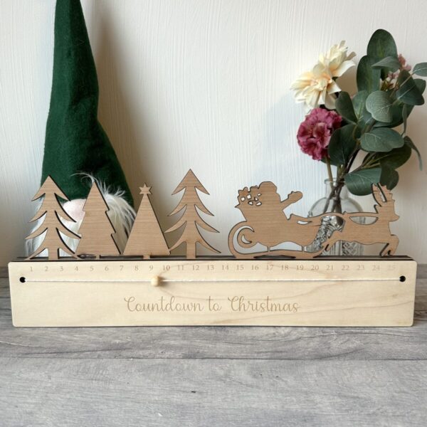Personalised Countdown to Santa - Father Christmas