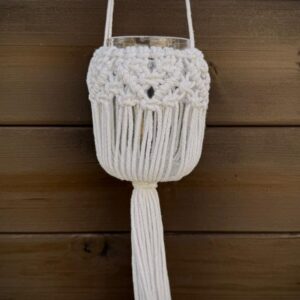 Macramé Lantern Workshop | Saturday 18th April | 2–4pm | Woodland Makery